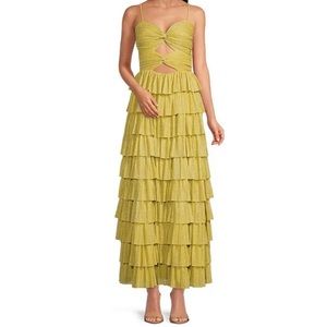 Gianni Bini Metallic Dress in Flaxen